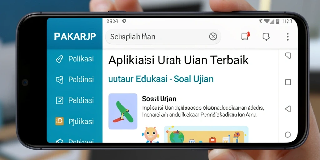 Tampilan antarmuka PAKARJP yang intuitif dan menarik.