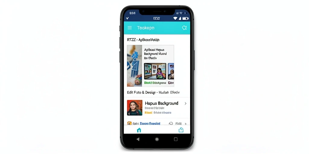Tampilan utama RTZZ menampilkan alat hapus background yang efisien dan mudah digunakan.