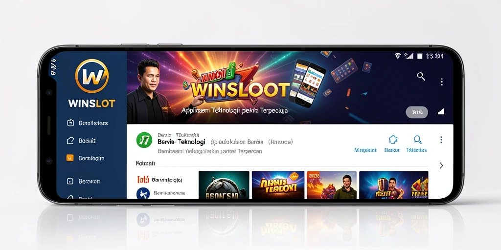 Tampilan antarmuka WINSLOT yang modern dan informatif.