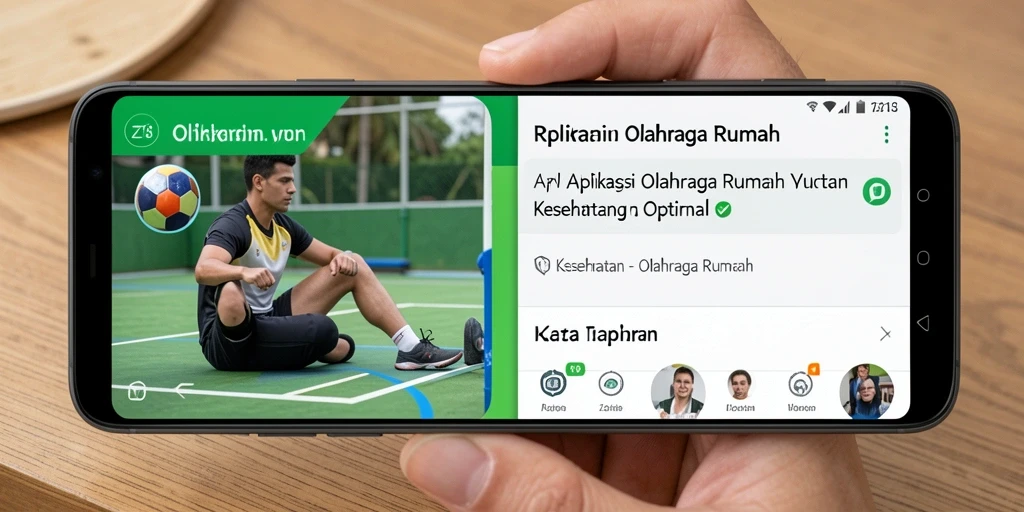 Tampilan antarmuka Z18 yang menarik dan fungsional untuk olahraga di rumah.