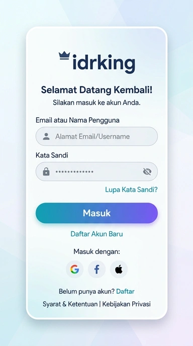 Masuk Akun idrking untuk Pengguna Android Indonesia